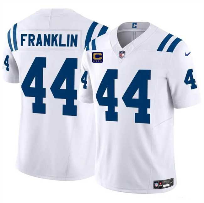Men & Women & Youth Indianapolis Colts #44 Zaire Franklin White 2024 F.U.S.E. With 4-Star C Patch Vapor Limited Stitched Jersey,We sell and wholesale Men & Women & Youth Indianapolis Colts #44 Zaire Franklin White 2024 F.U.S.E. With 4-Star C Patch Vapor Limited Stitched Jersey on line form chian!
